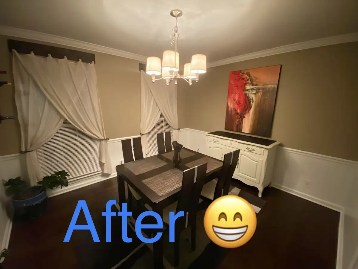 Professional dining room restoration after water damage in Topsham