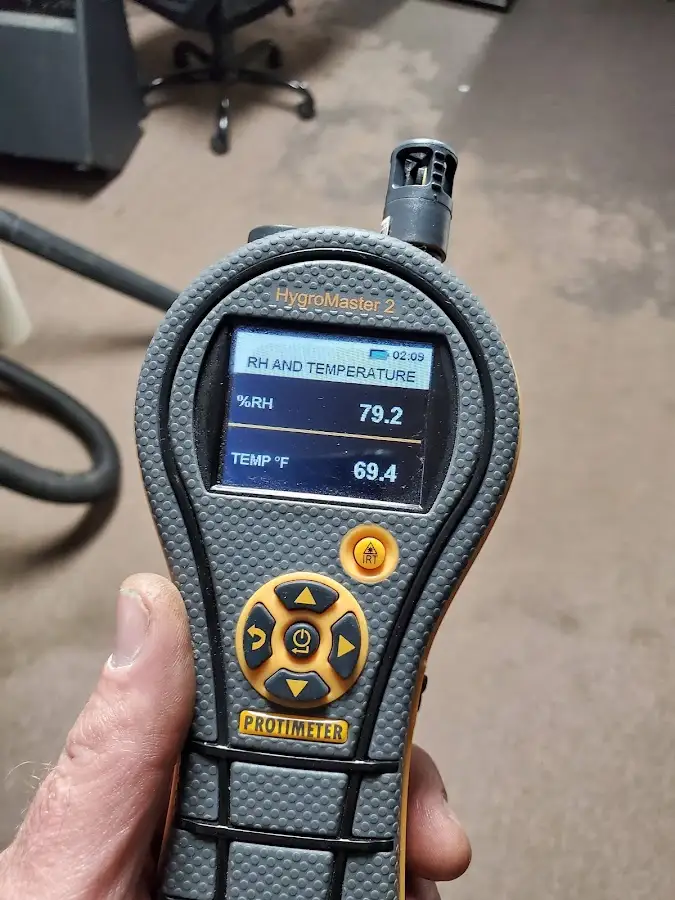 Moisture meter humidity assessment for Mold Remediation & Removal in Topsham